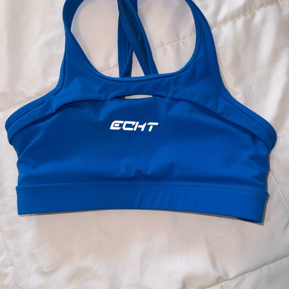 ECHT Women's Blue Sports Bra